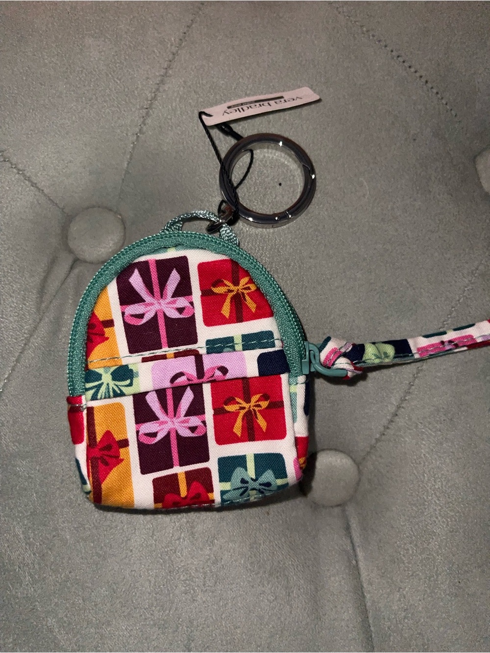 Vera Bradley Mini Keychain Pouch NWT